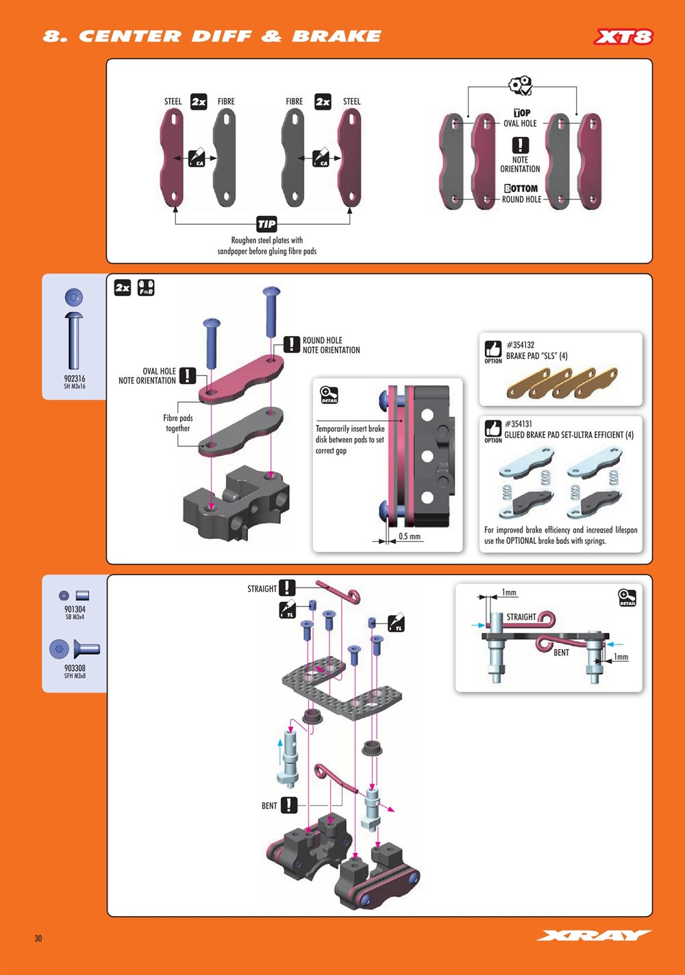 Xray - XT8.2 2019 (XT8'19) - Manual - Page 30