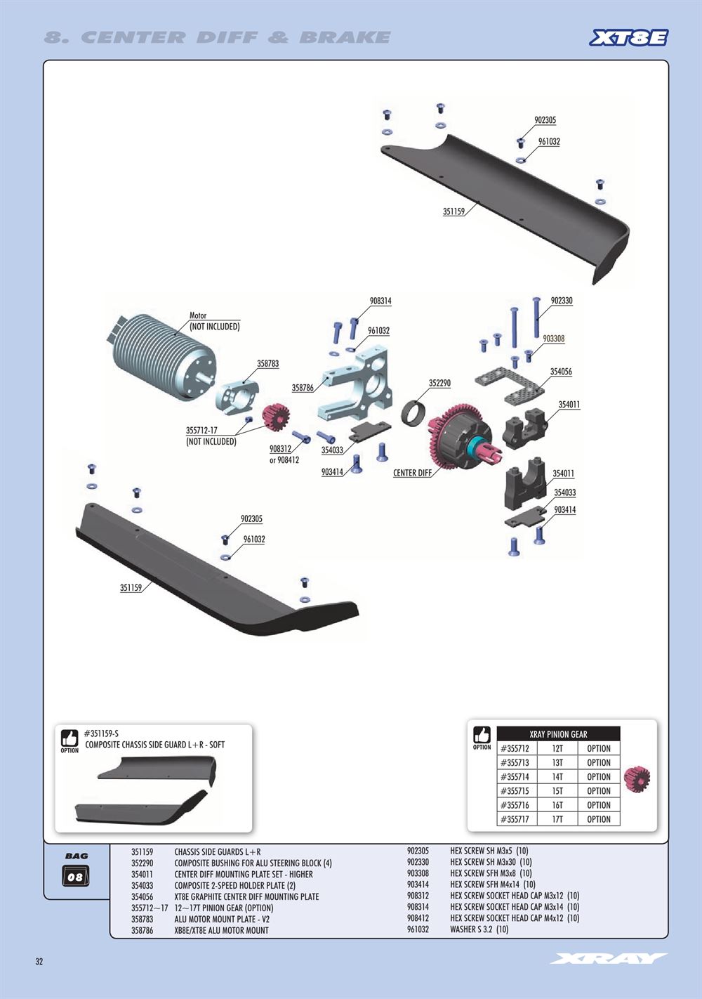 Xray - XT8.2 2019 (XT8'19) - Manual - Page 32