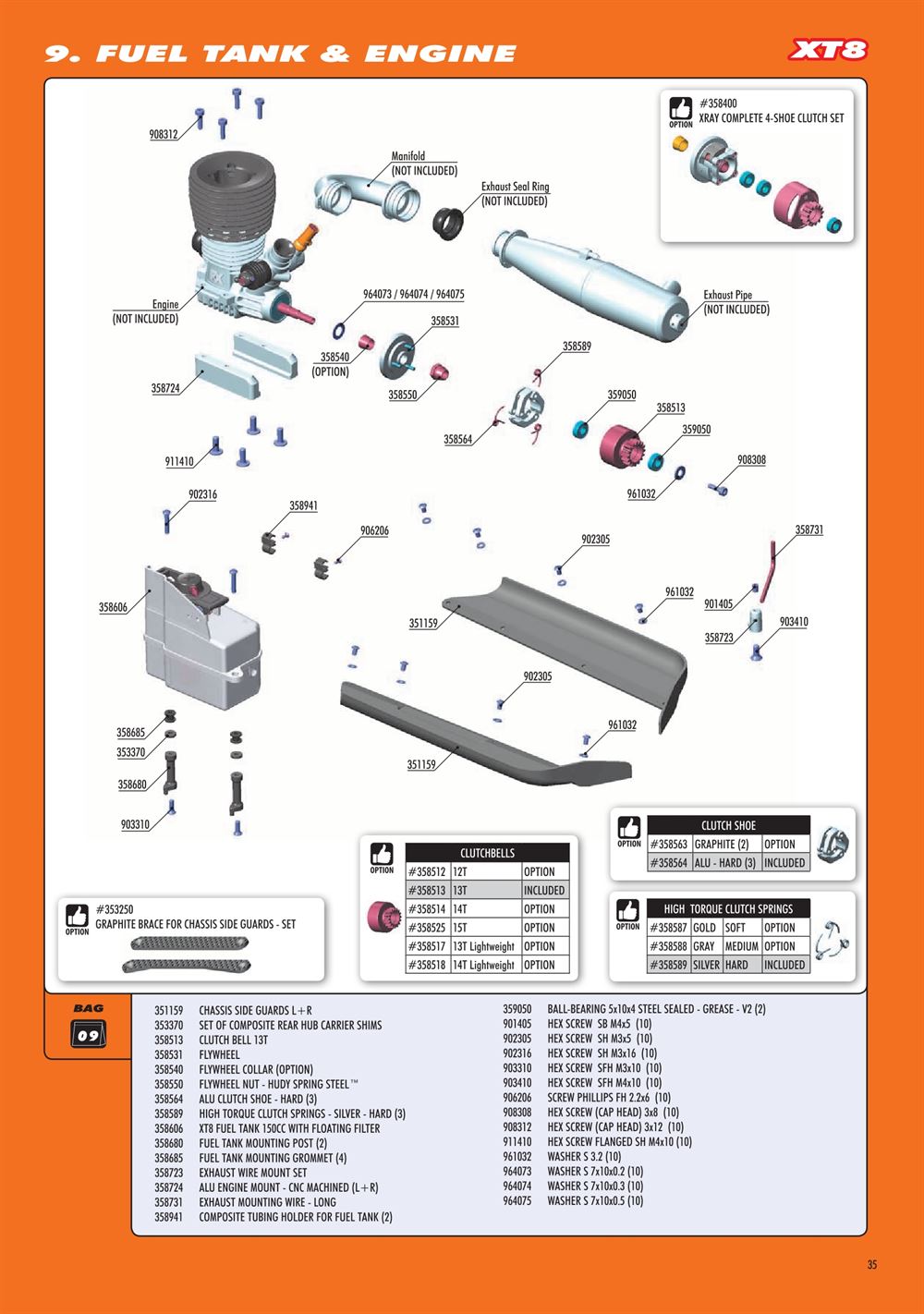 Xray - XT8.2 2019 (XT8'19) - Manual - Page 35