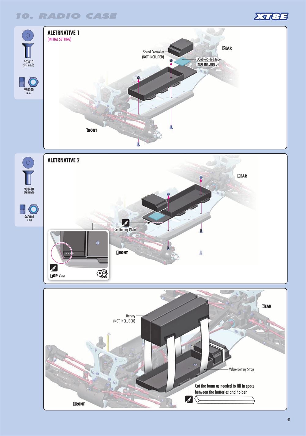 Xray - XT8.2 2019 (XT8'19) - Manual - Page 41