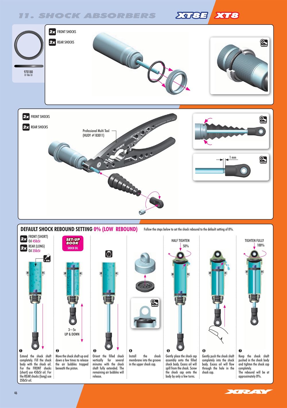 Xray - XT8.2 2019 (XT8'19) - Manual - Page 46