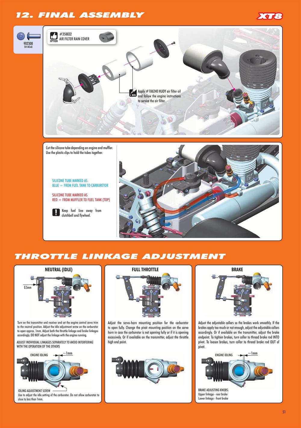 Xray - XT8.2 2019 (XT8'19) - Manual - Page 51