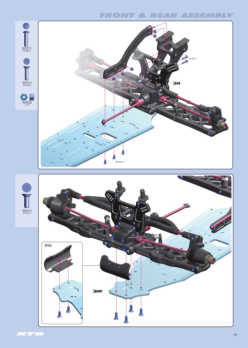 Xray - XT8 2007 Specs (XT8'07) - Manual - Page 19