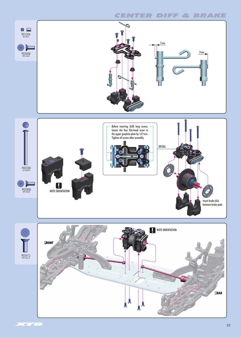 Xray - XT8 2007 Specs (XT8'07) - Manual - Page 23