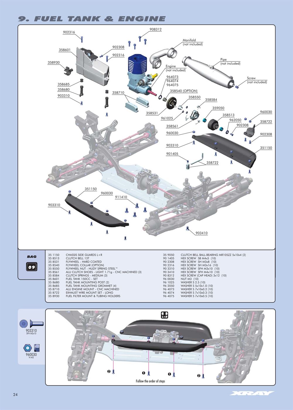 Xray - XT8 2007 Specs (XT8'07) - Manual - Page 24