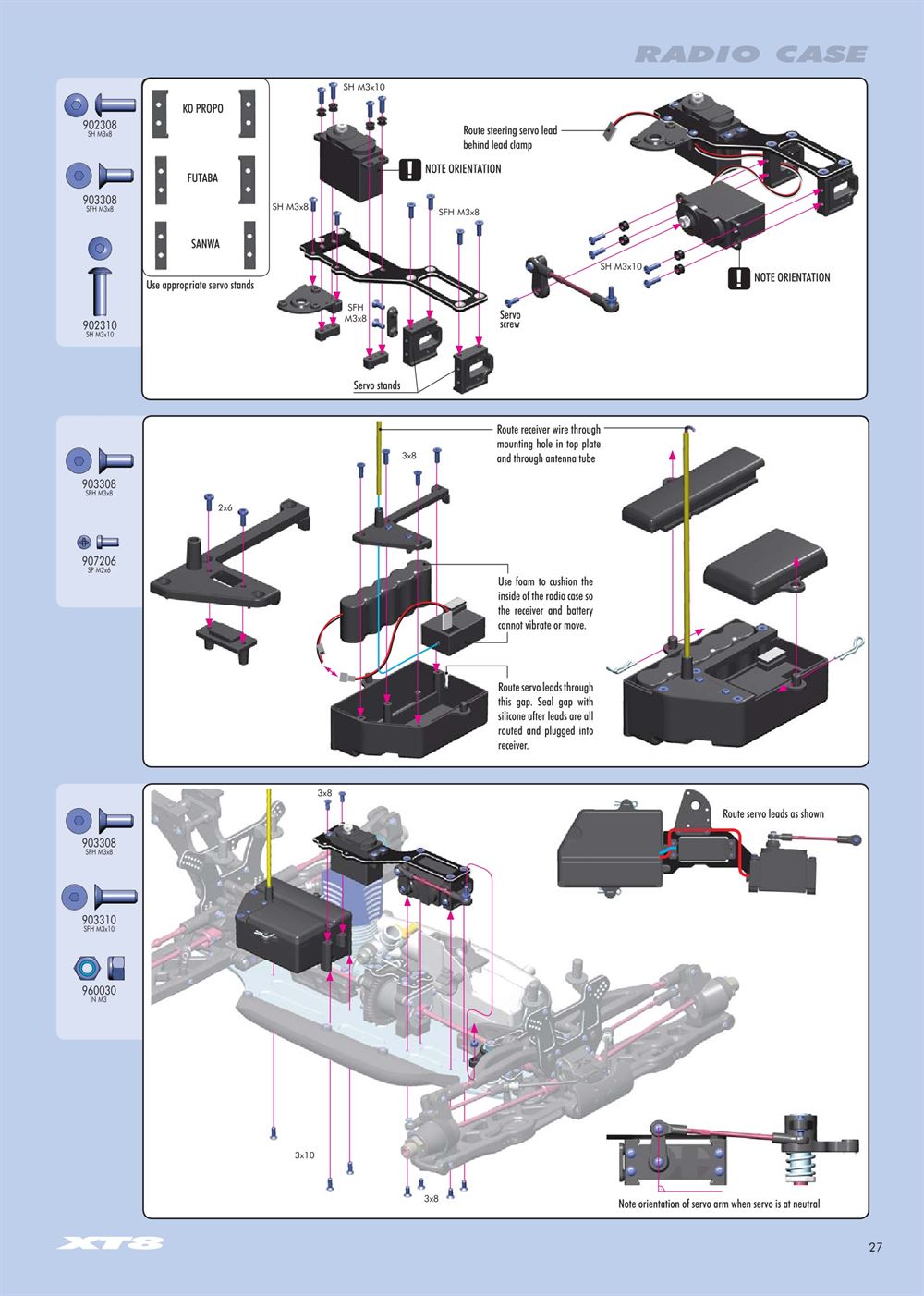 Xray - XT8 2007 Specs (XT8'07) - Manual - Page 27