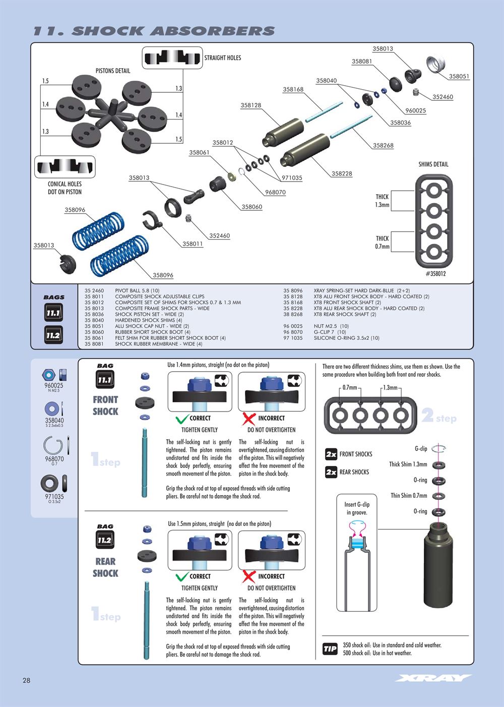 Xray - XT8 2007 Specs (XT8'07) - Manual - Page 28