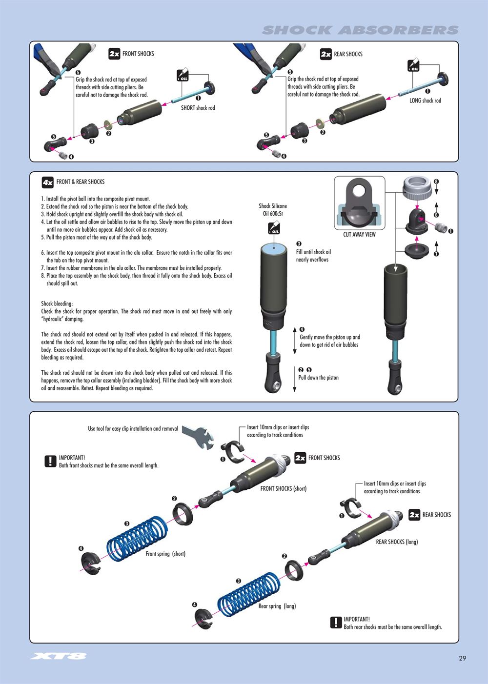 Xray - XT8 2007 Specs (XT8'07) - Manual - Page 29