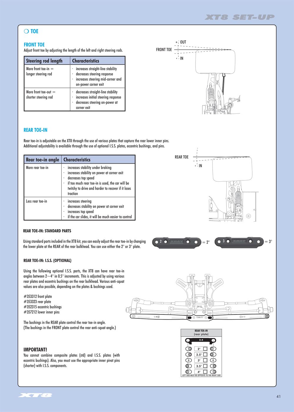 Xray - XT8 2007 Specs (XT8'07) - Manual - Page 41