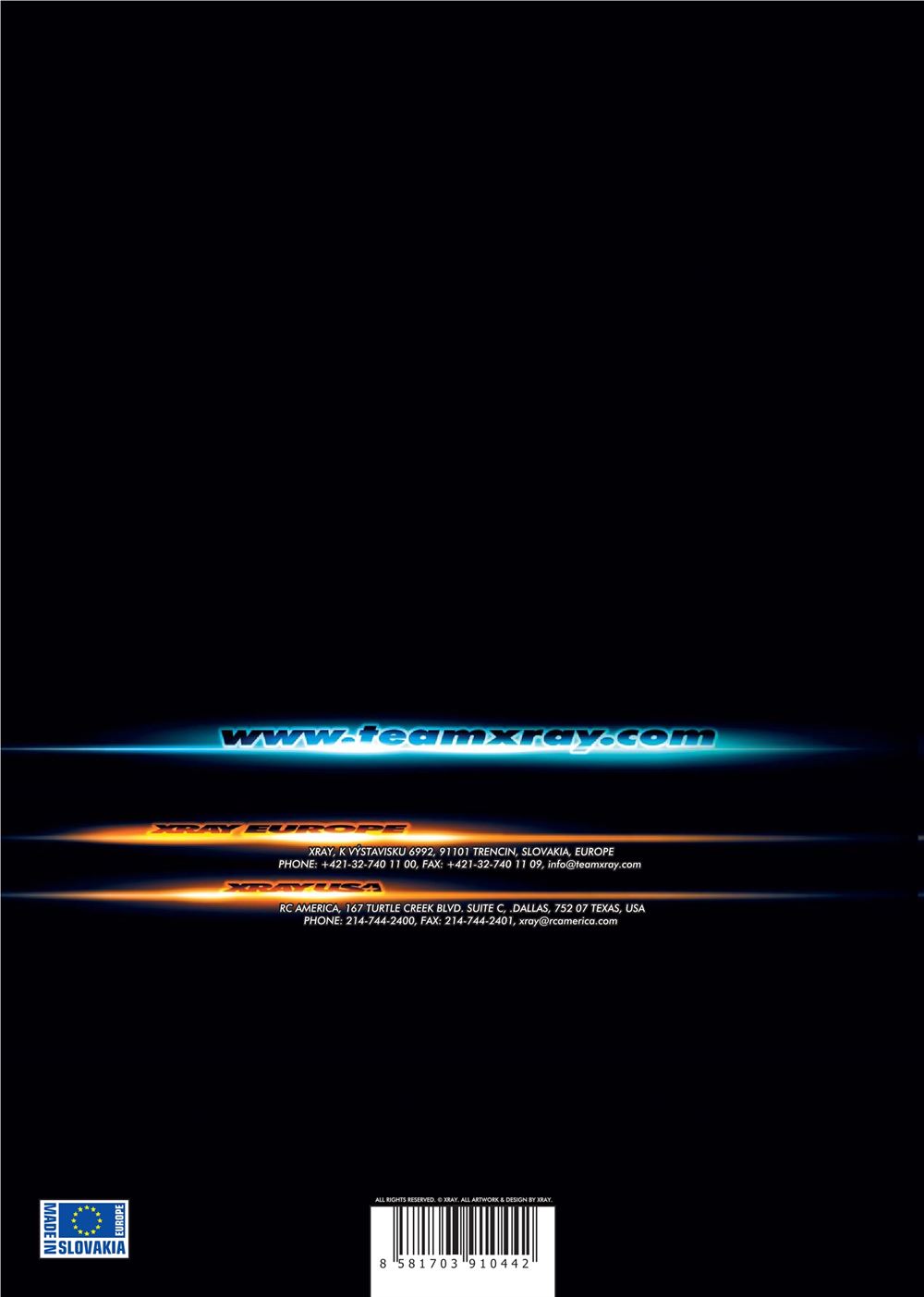 Xray - XT8 2007 Specs (XT8'07) - Manual - Page 44