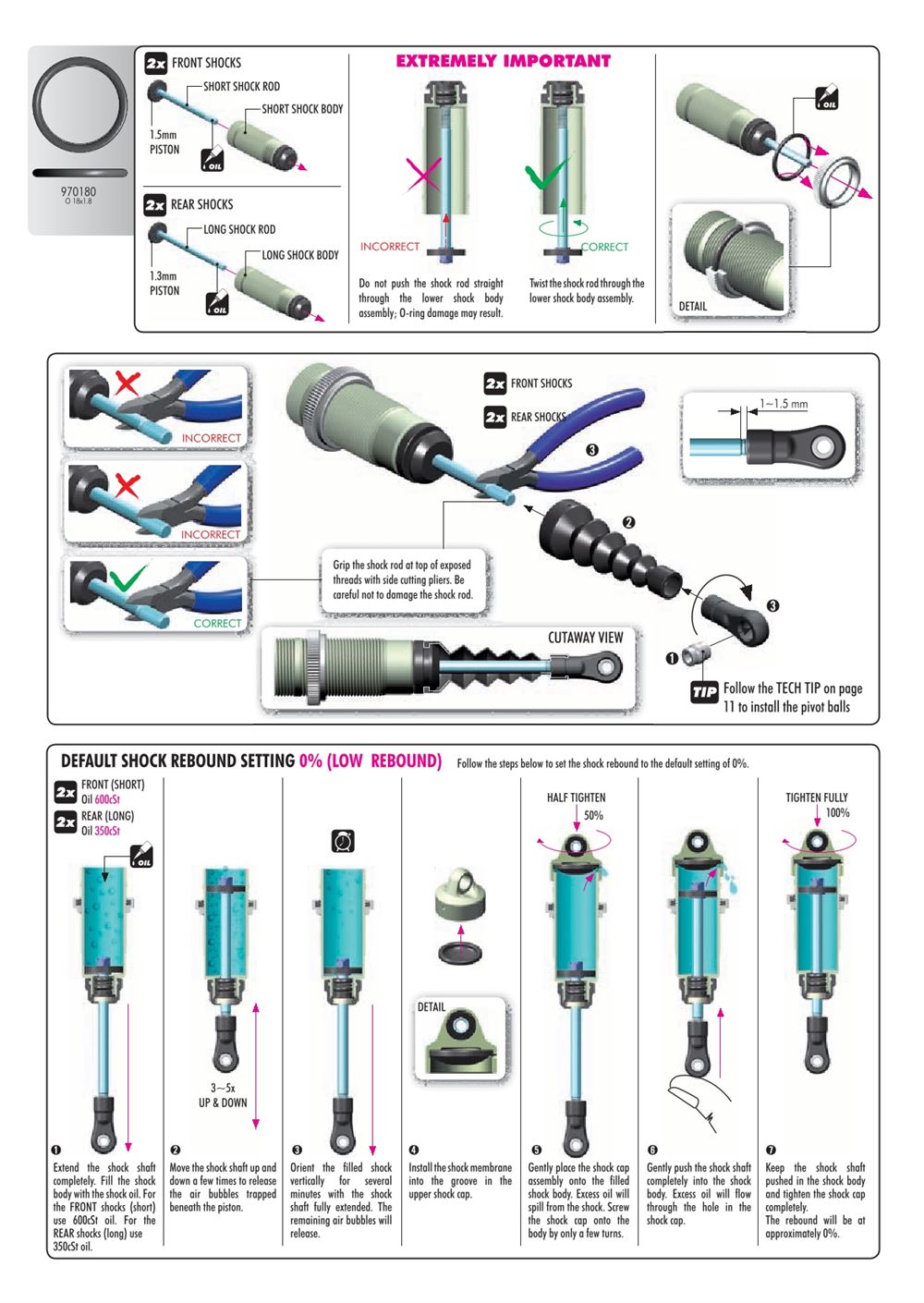 Xray - XT8 2009 Specs (XT8'09) - Supplementary Manual - Page 5