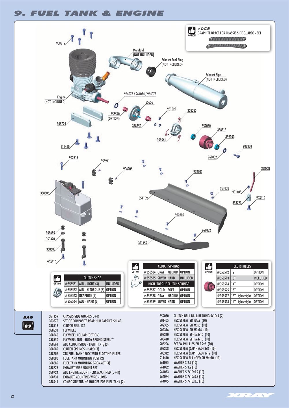 Xray - XT8 2017 Specs (XT8'17) - Manual - Page 32
