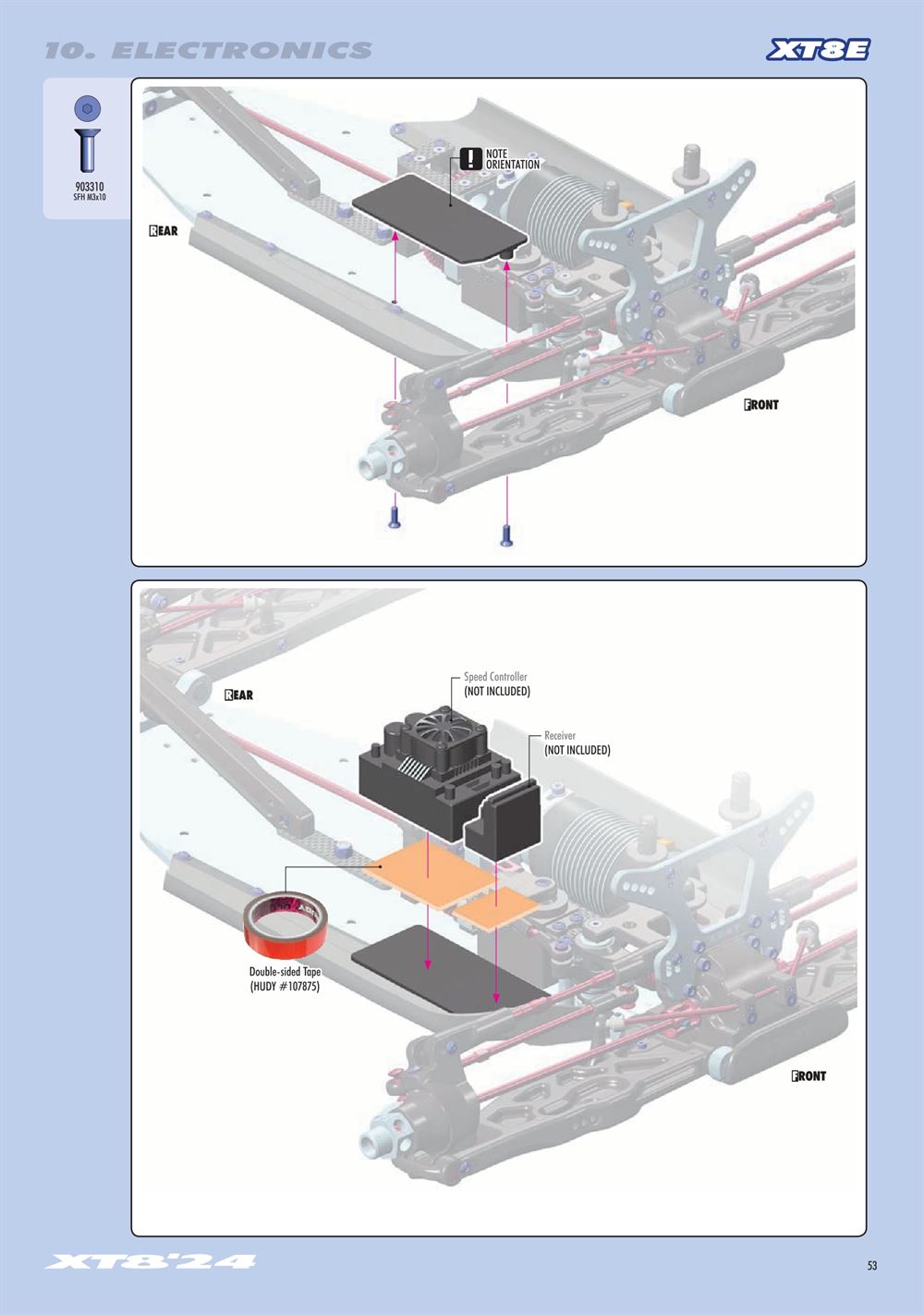 Xray - XT8 2024 Specs (XT8'24) - Manual - Page 53