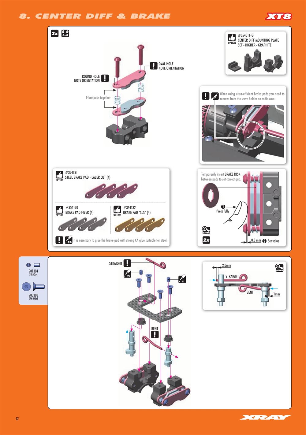Xray - XT8E 2024 (XT8E'24) - Manual - Page 42