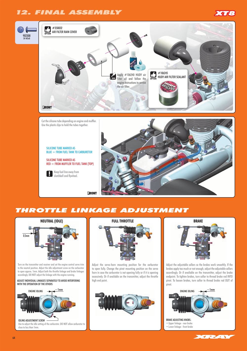 Xray - XT8E 2024 (XT8E'24) - Manual - Page 64