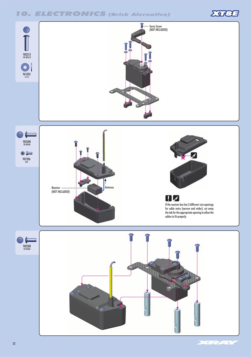 Xray - XT8E 2022 (XT8E'22) - Manual - Page 52