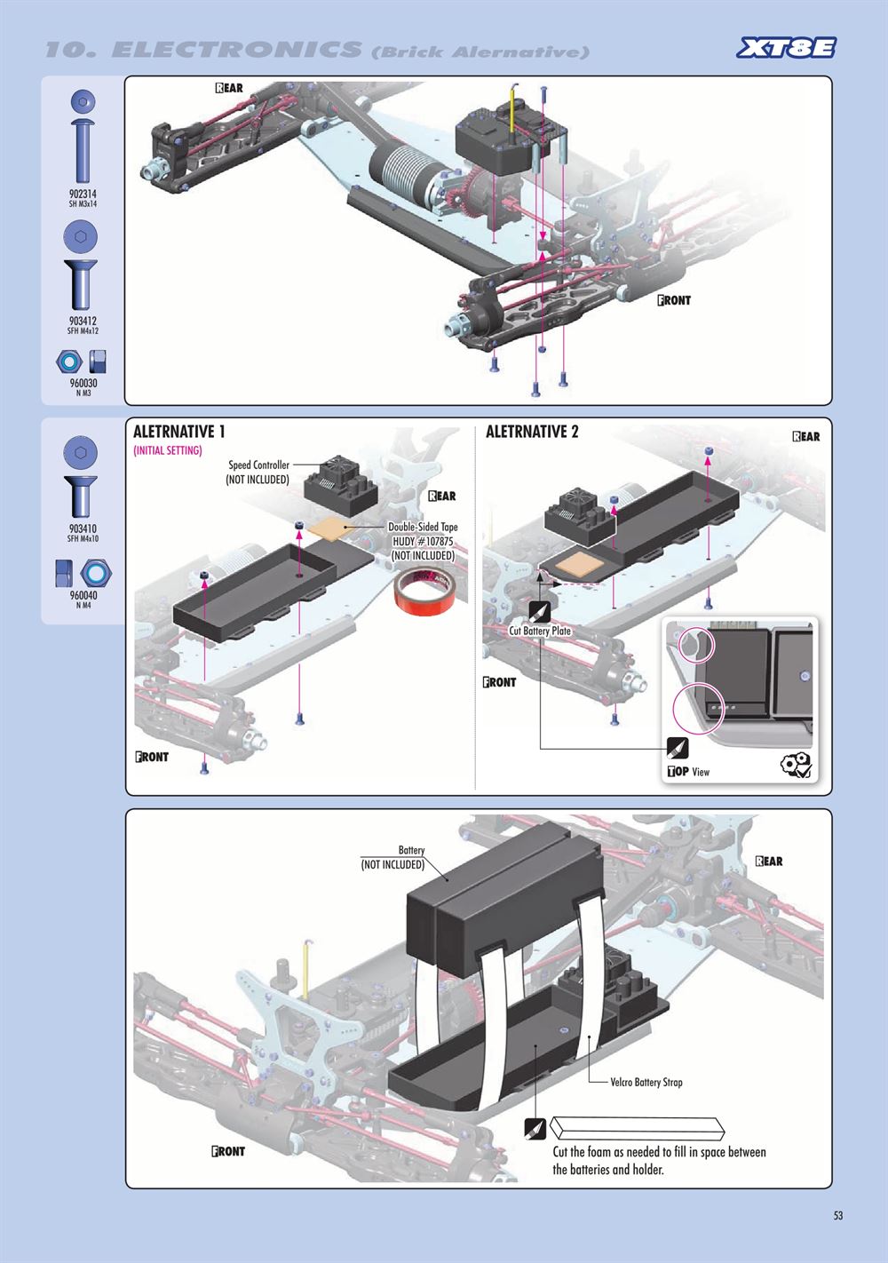 Xray - XT8E 2022 (XT8E'22) - Manual - Page 53