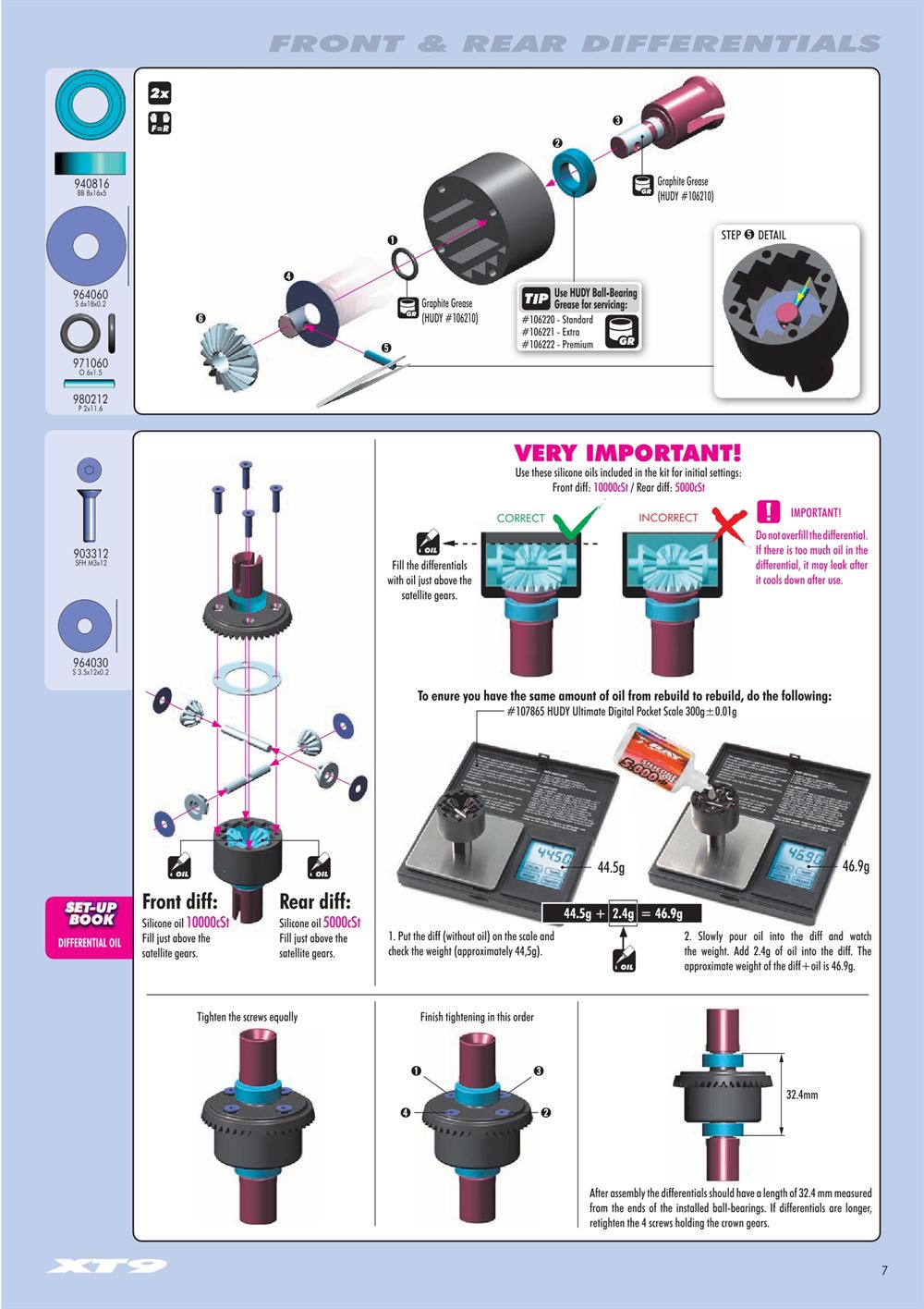 Xray - XT9 - Manual - Page 7