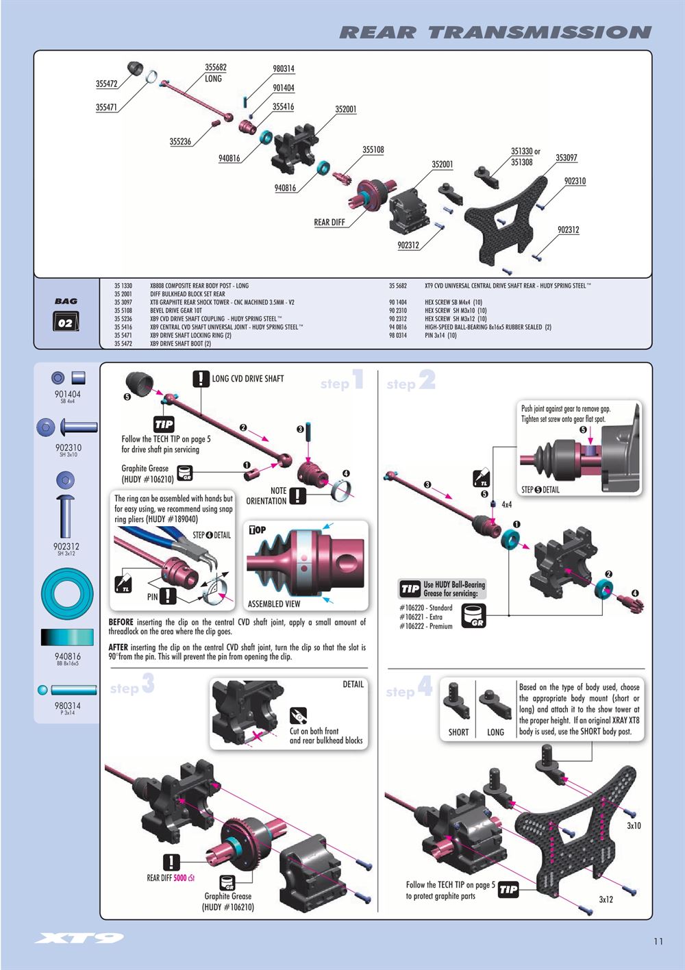 Xray - XT9 - Manual - Page 11