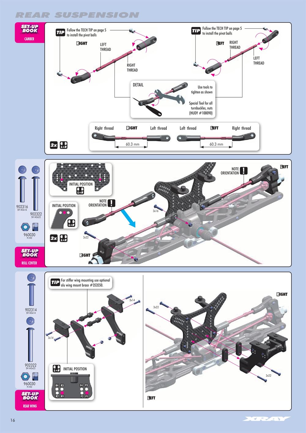 Xray - XT9 - Manual - Page 16