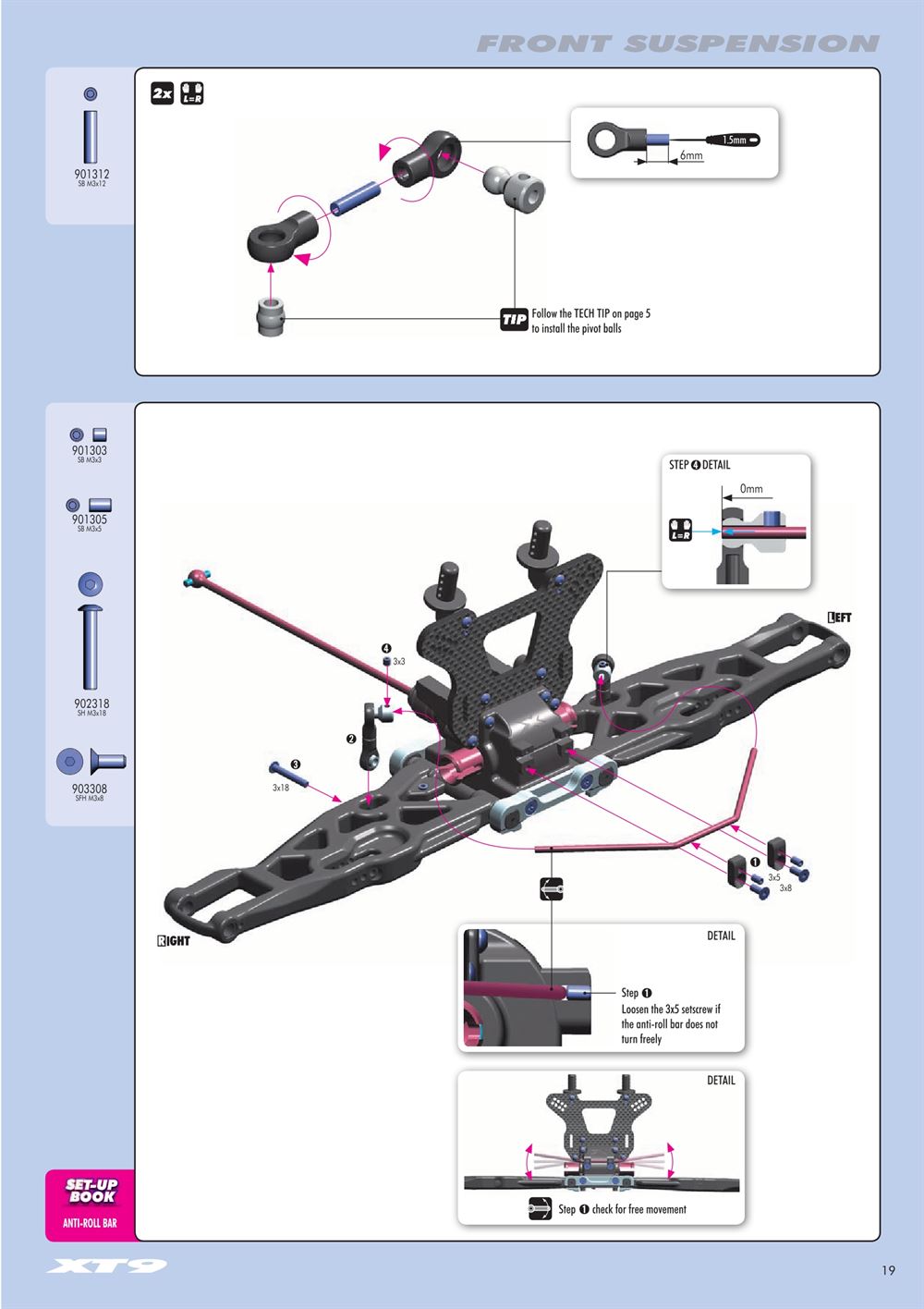 Xray - XT9 - Manual - Page 19