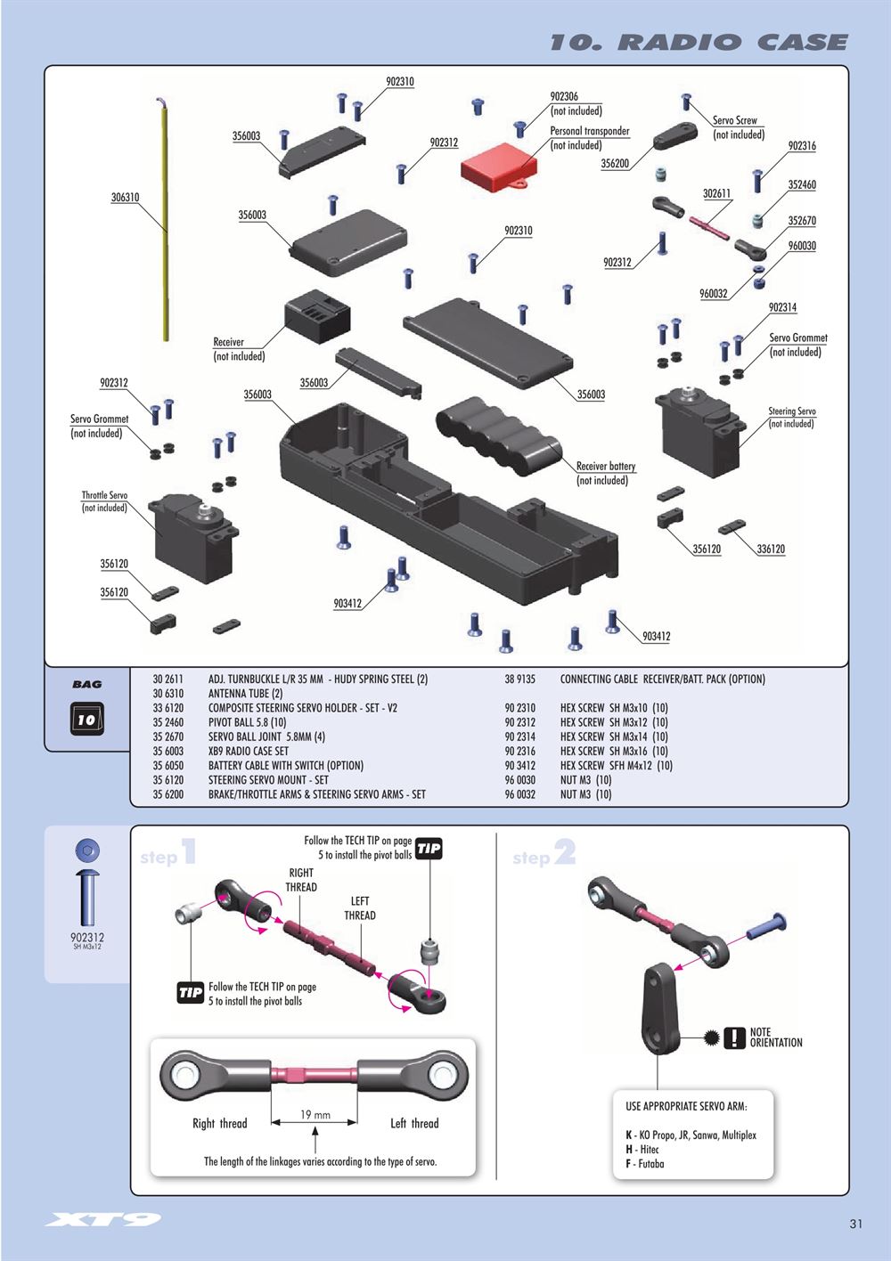 Xray - XT9 - Manual - Page 31