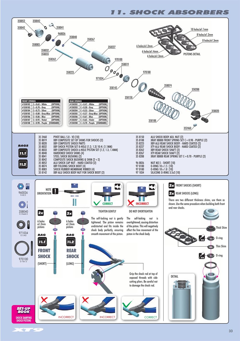 Xray - XT9 - Manual - Page 33
