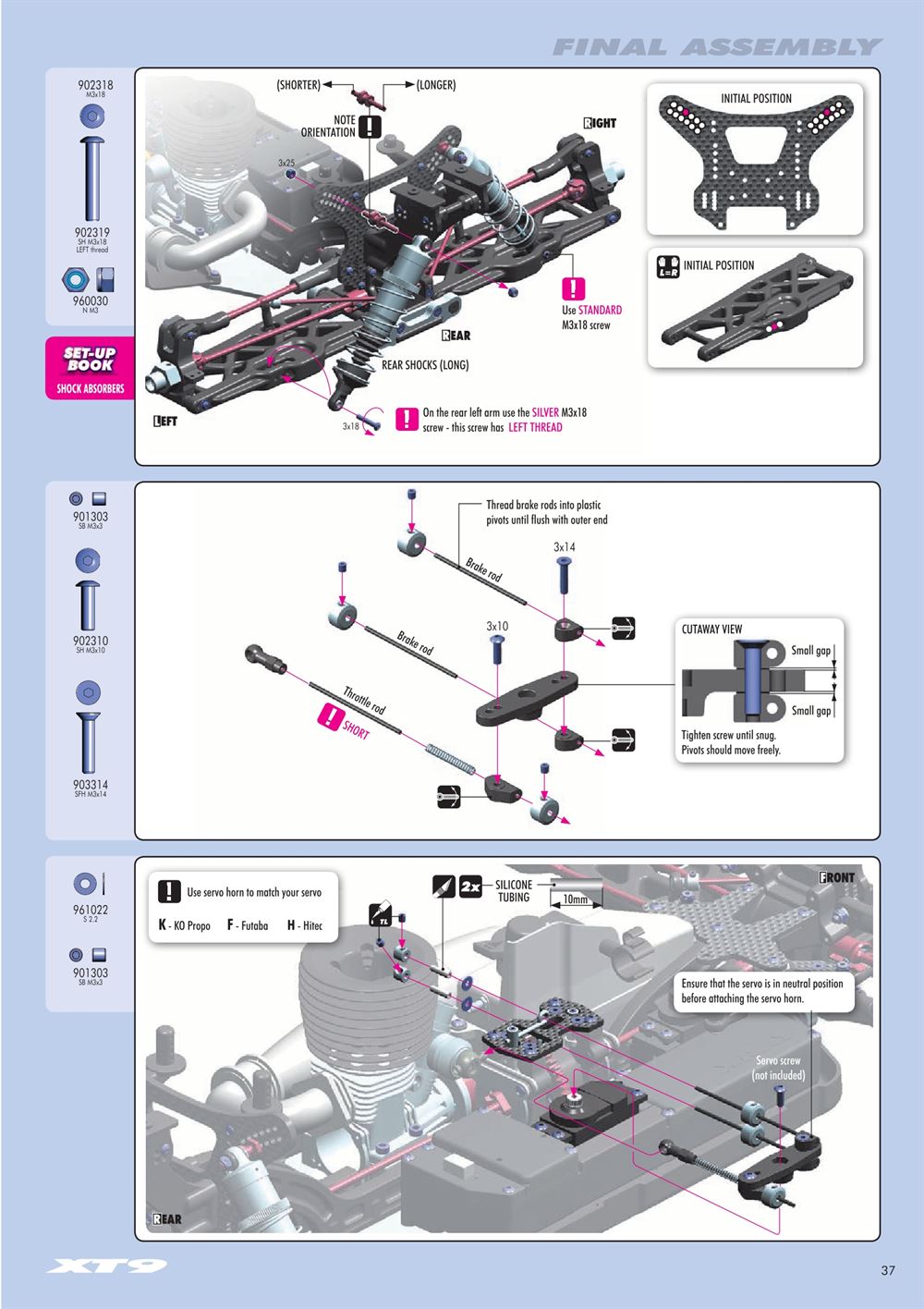 Xray - XT9 - Manual - Page 37