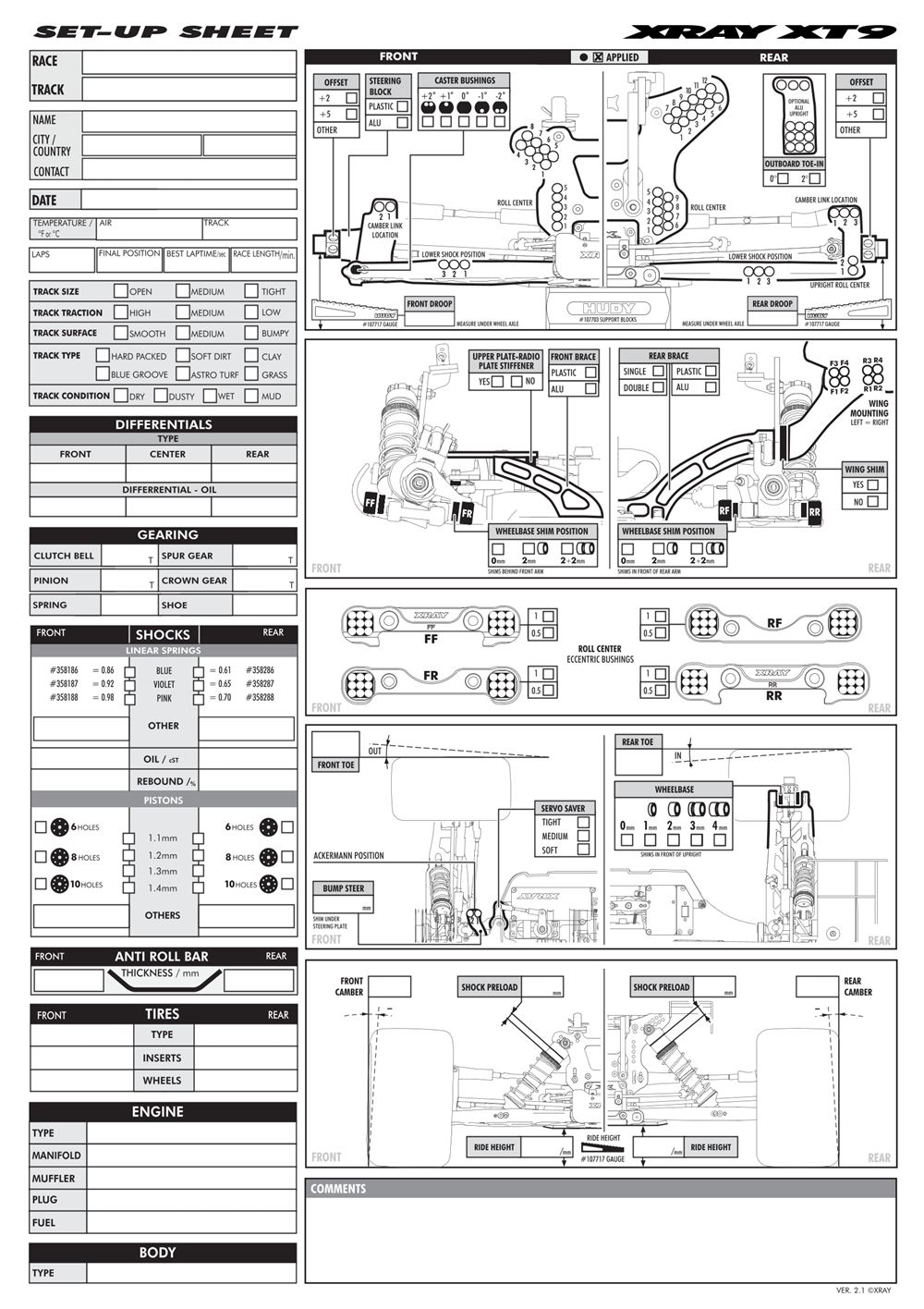 Xray - XT9 - Manual - Page 43